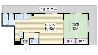 あさひマンション【1階】の間取り