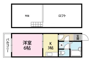 サンクレール江里町【1階】の間取り