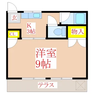 ノボリハイツ【1階】の間取り
