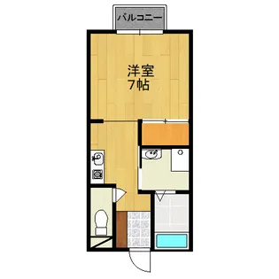 ツインスター博多II【1階】の間取り