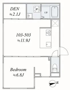 trias299【3階】の間取り