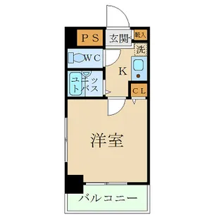スカイコート早稲田第3【6階】の間取り