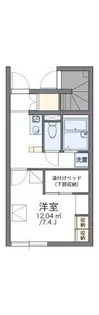 レオパレスエントピア【1階】の間取り