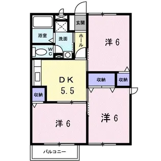 ヴェルドミール【2階】の間取り