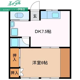 ツインビーテラス波切【2階】の間取り