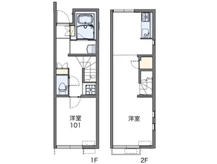レオネクストプレミウールII【1階】の間取り
