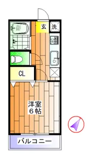 ベーラ・ドーモ・アキラ【1階】の間取り