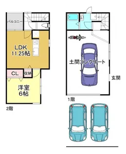 滋賀県大津市日吉台3【一戸建】の間取り