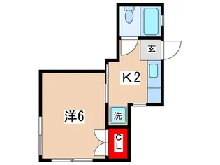 増田ハイツ【1階】の間取り
