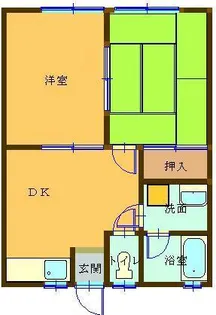 アーバンT&K103【1階】の間取り