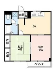 エステートロイヤル【1階】の間取り