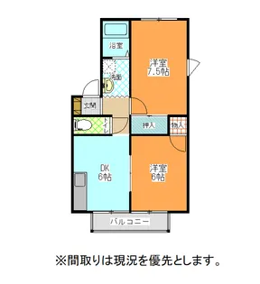 山形県山形市吉原1【アパート】の間取り