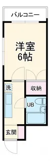 谷口マンション【4階】の間取り