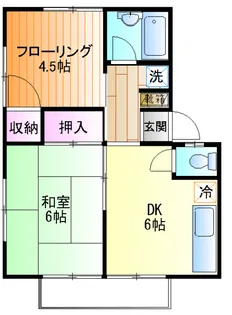 エステートコバヤシ【1階】の間取り