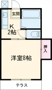 Kハイツ【2階】の間取り
