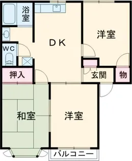 アーバン・ユアーズ【2階】の間取り