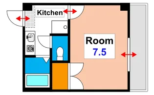 山田ハイツ【3階】の間取り