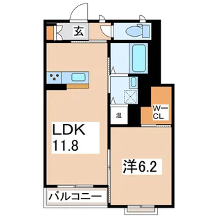 ベレオSN【3階】の間取り