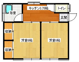 千葉県旭市蛇園【一戸建】の間取り
