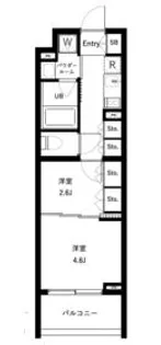 セジョリ高井戸【1階】の間取り