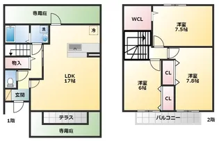 シティパルA棟の間取り
