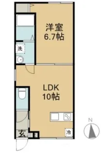 UNO PALLAZO【3階】の間取り