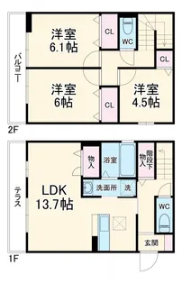 スリジェ元町の間取り
