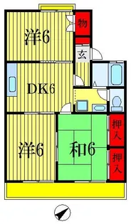 メイトMI【1階】の間取り