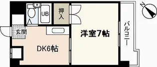 エクセルコート太田川【8階】の間取り