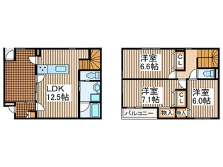 神奈川県相模原市南区上鶴間4【一戸建】の間取り