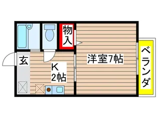 コーポエイト【1階】の間取り