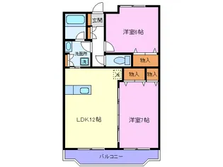 静岡県駿東郡長泉町下長窪【マンション】の間取り