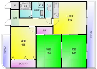 JOグランツ【3階】の間取り