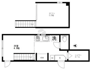 LIBERO滝野川【1階】の間取り