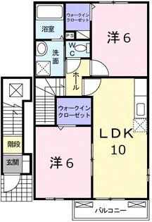 デスパシオ【2階】の間取り