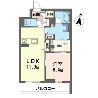 シエロエストレラード【1階】の間取り