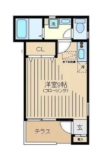 TIM’S GARDEN【1階】の間取り