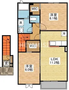 アルク・アン・シエル【2階】の間取り