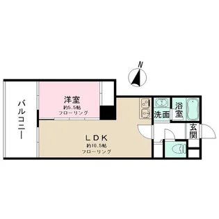 東京都渋谷区恵比寿1【マンション】の間取り