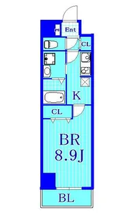 リヴィエールプラス【4階】の間取り
