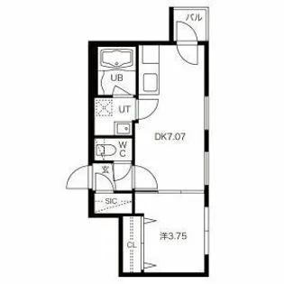 MIO.ALBA(ミオ アルバ)【3階】の間取り
