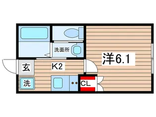 フォレストツインハウスIIA棟【1階】の間取り