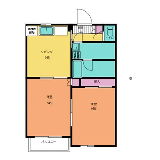 ドムス荒井 壱号館【3階】の間取り