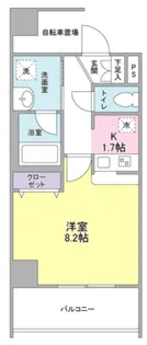 東京都目黒区中根1【マンション】の間取り