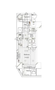 ガリシアヒルズ西麻布WEST【5階】の間取り
