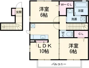サニーモール 参番館【2階】の間取り