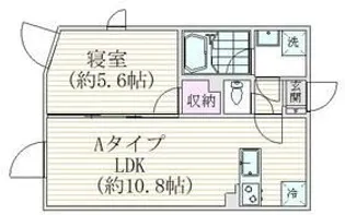 グランピア笹塚【1階】の間取り