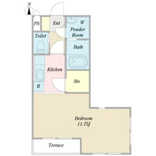 トレ ポンテ【1階】の間取り