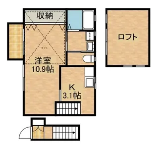 ウェルネス高丘【2階】の間取り