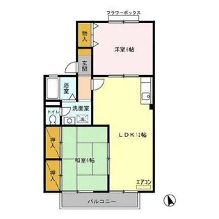 グランカーサ【1階】の間取り